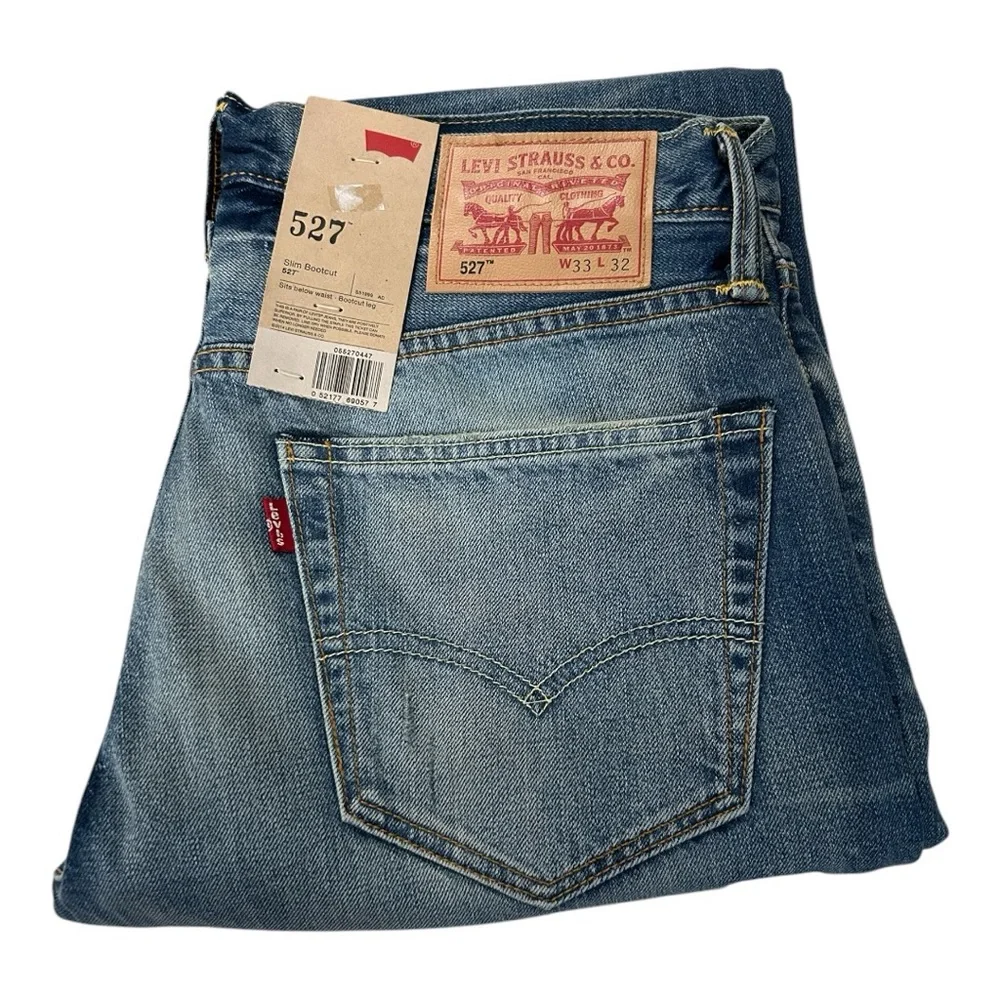Levi's 527 Men’s Slim Fit Bootcut Leg‎ Jeans Denim Pants  Sz W33 L32